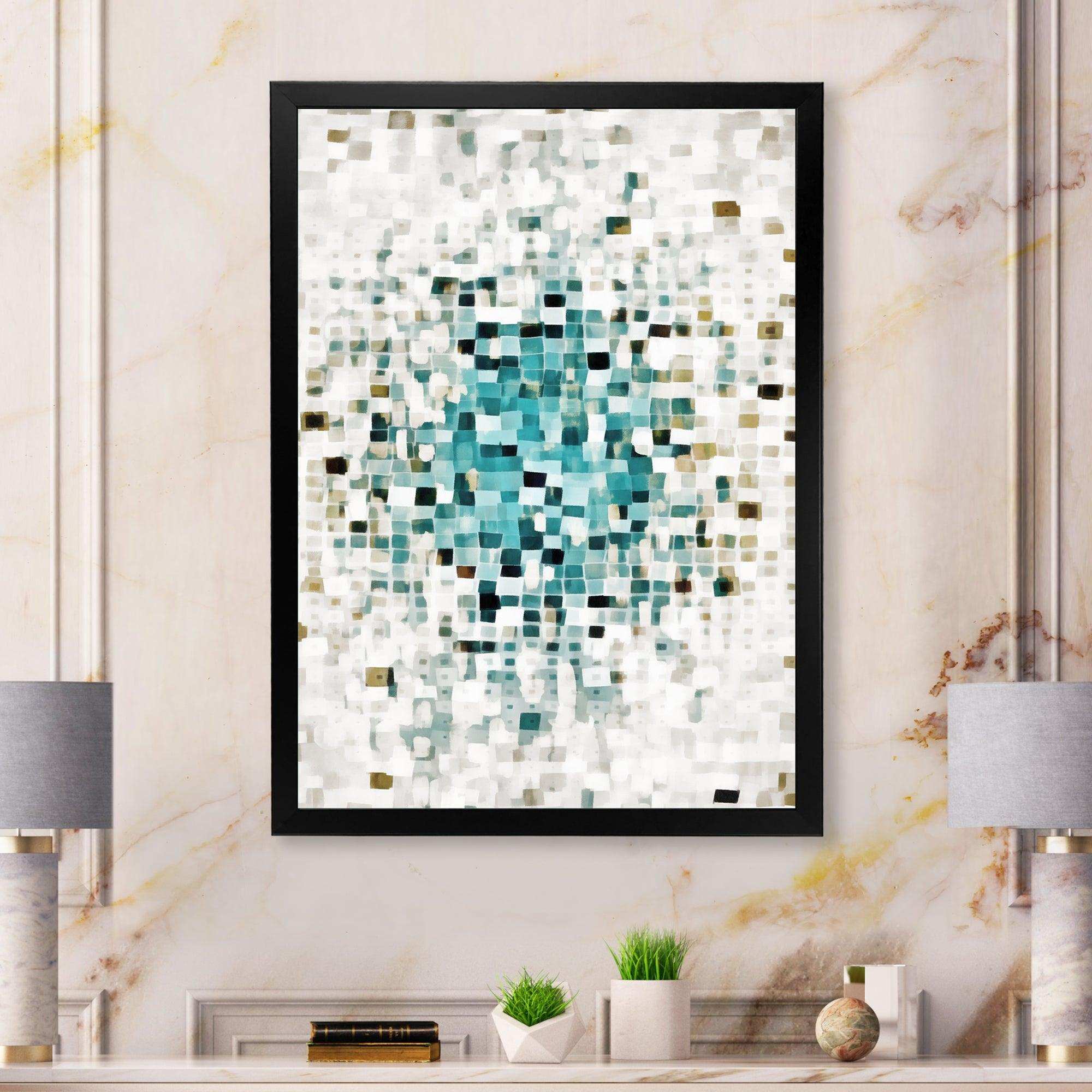 Geometric Blue Spots II