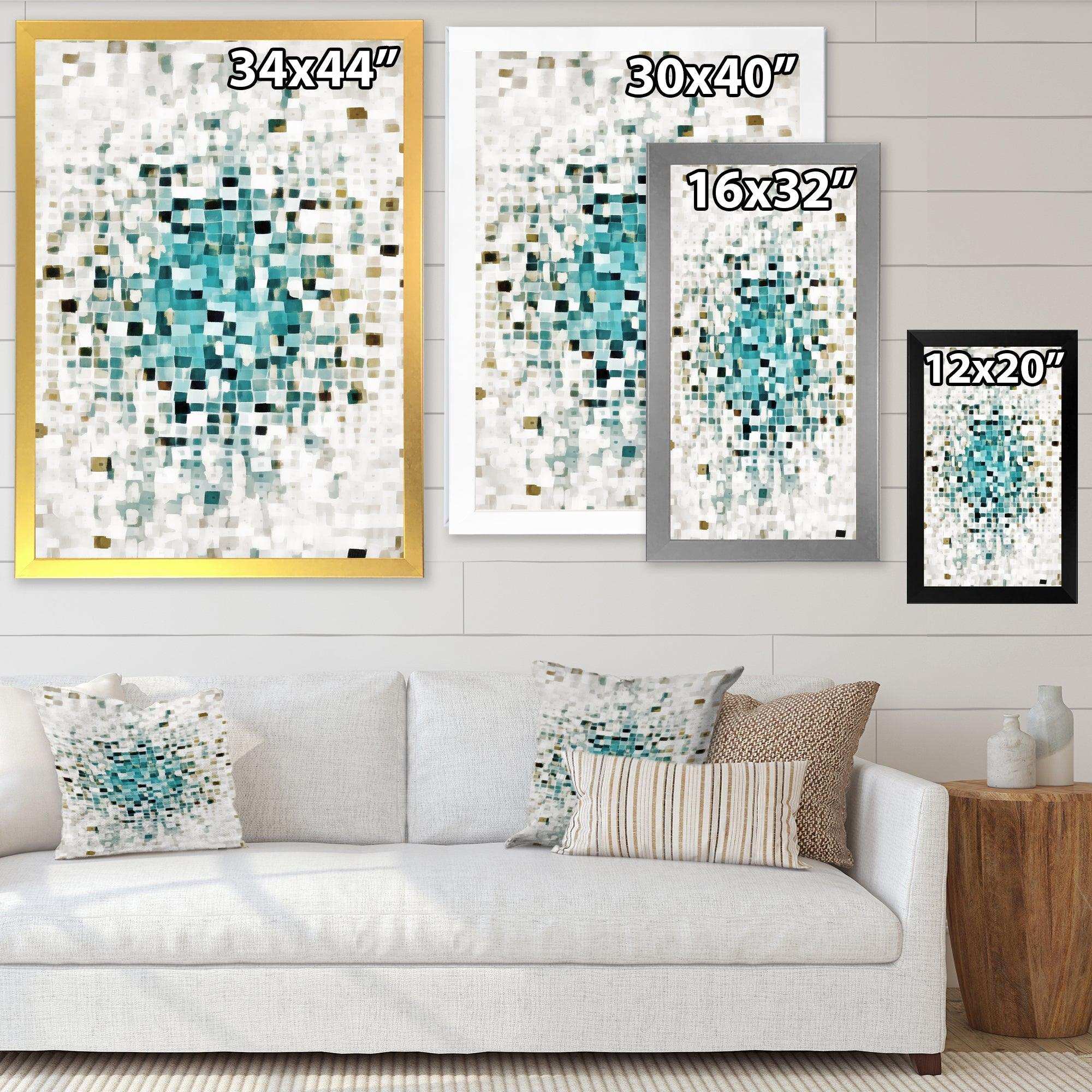 Geometric Blue Spots II