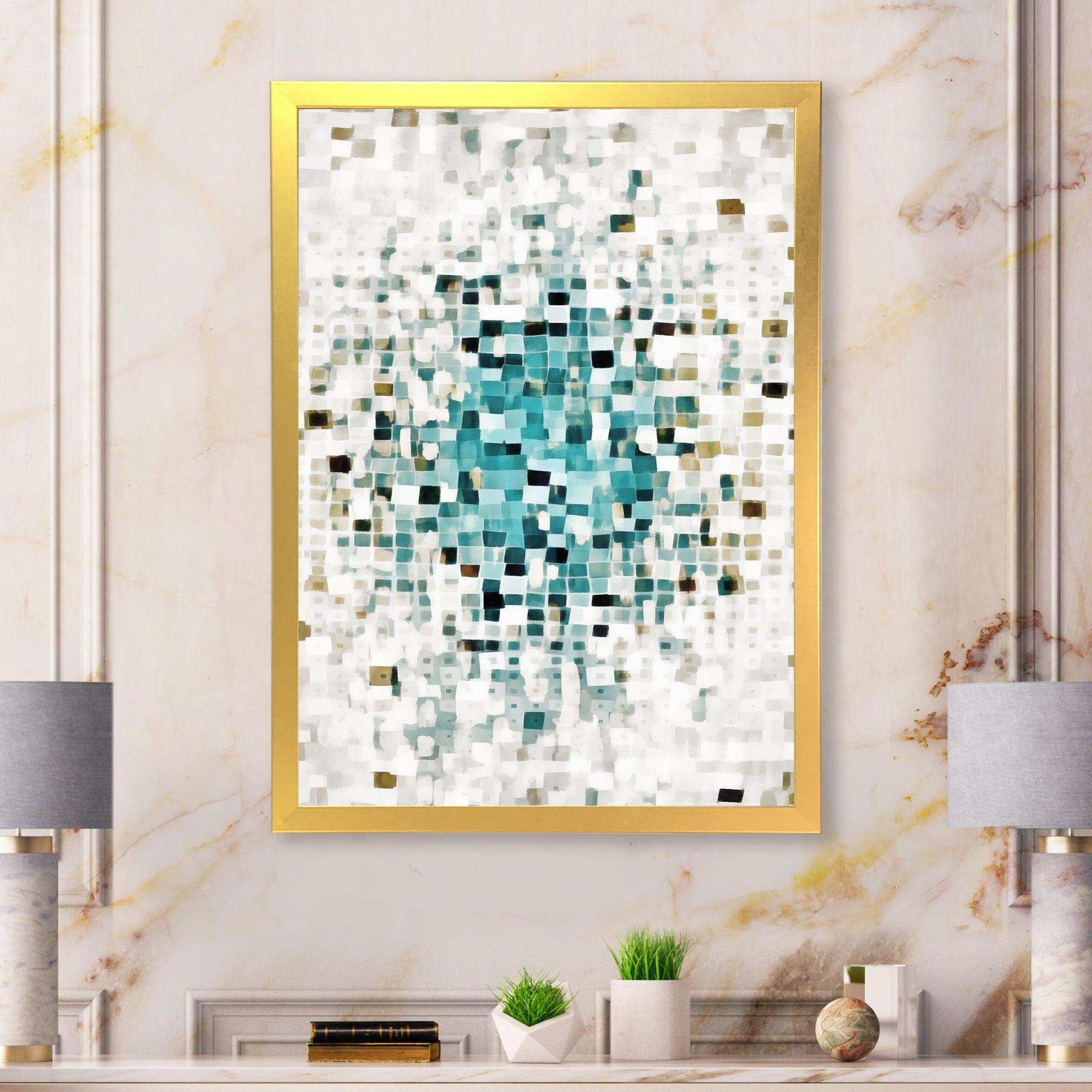 Geometric Blue Spots II