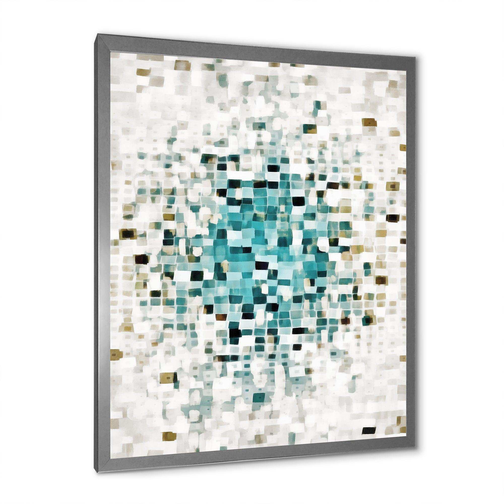 Geometric Blue Spots II