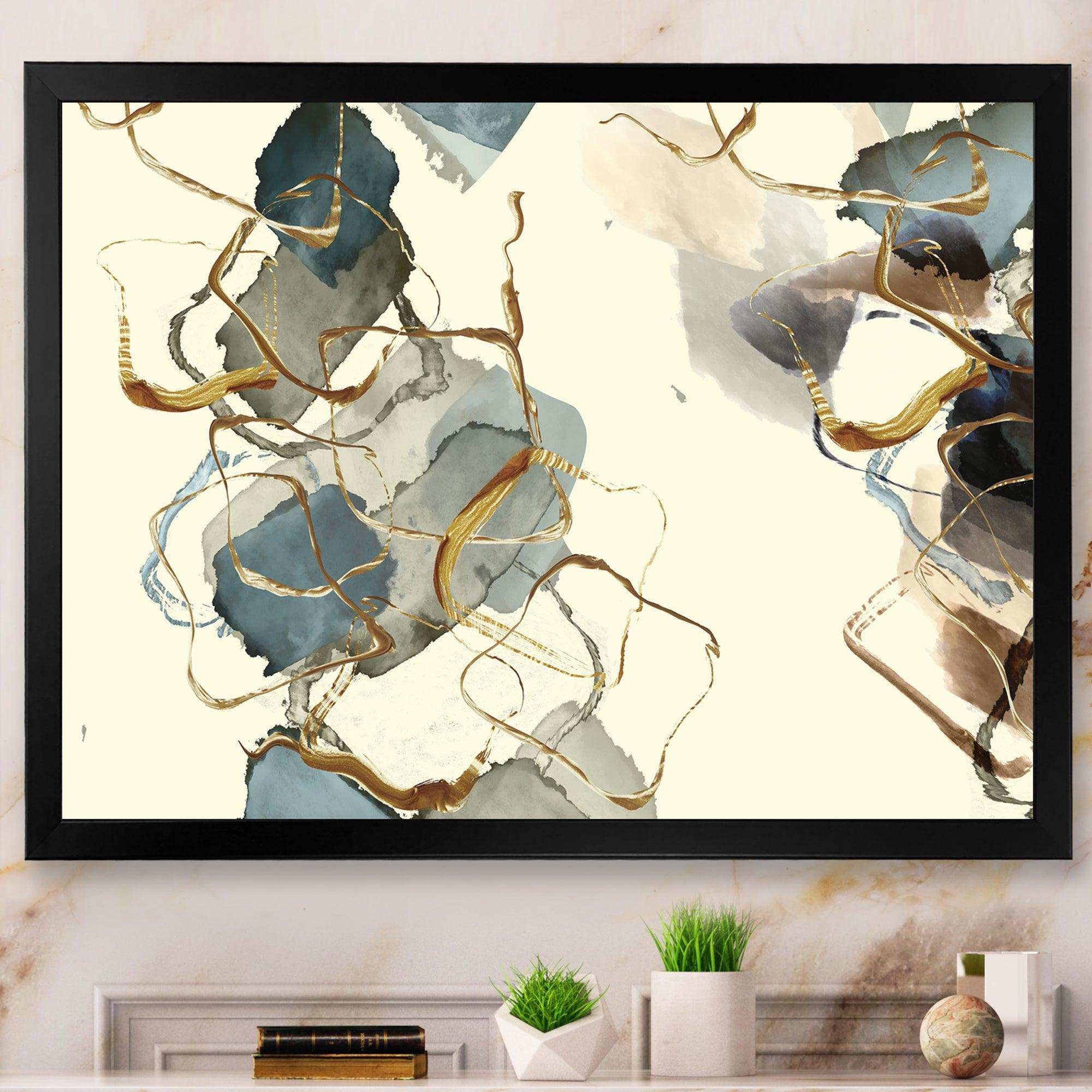 Gold Glam Squares VI