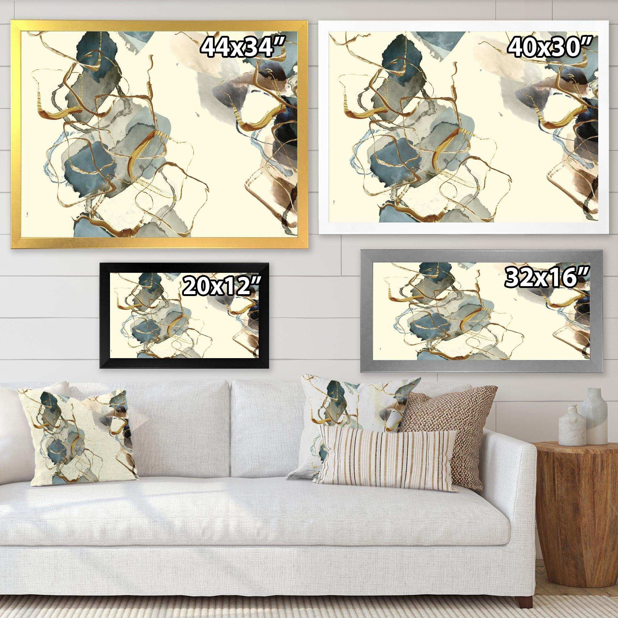 Gold Glam Squares VI