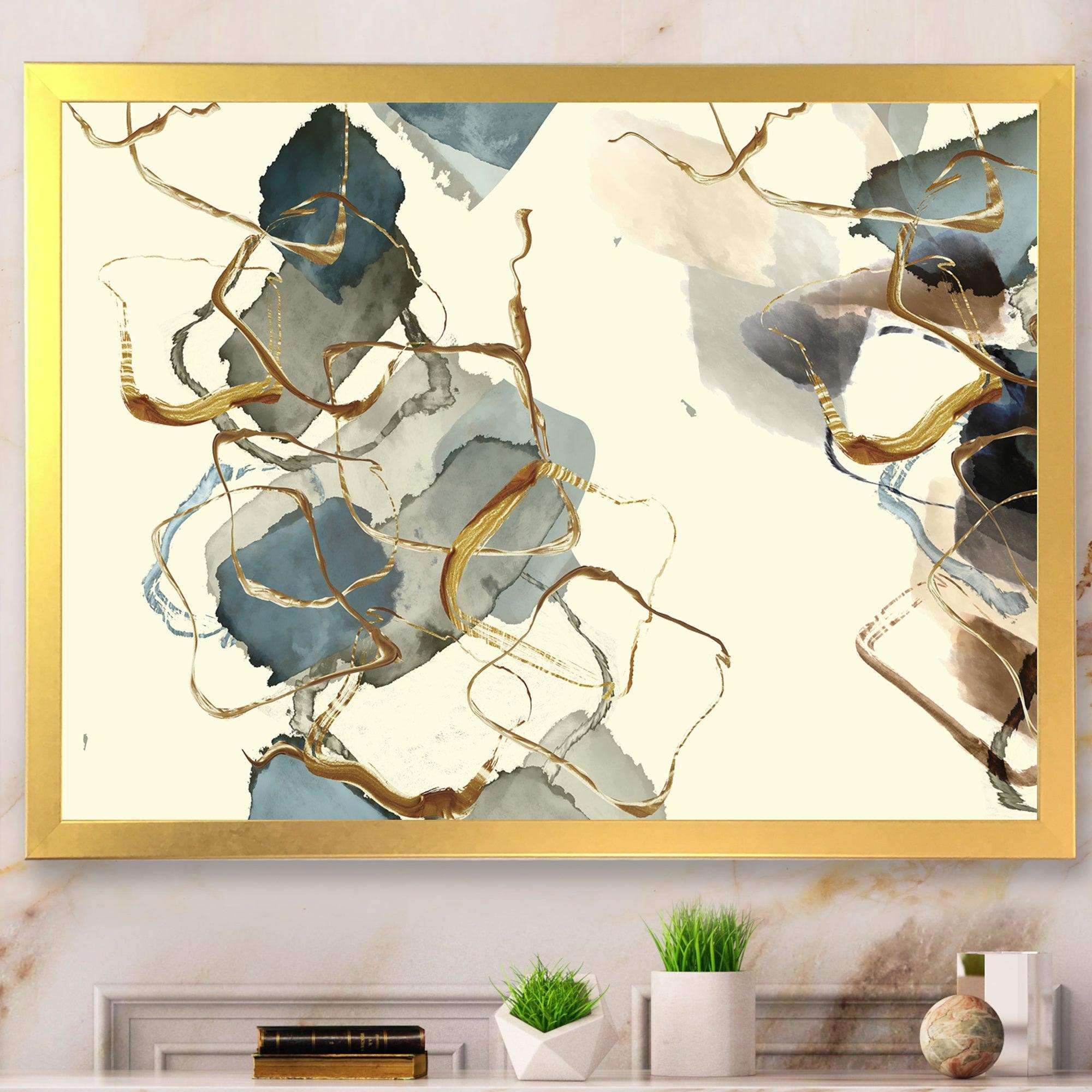 Gold Glam Squares VI