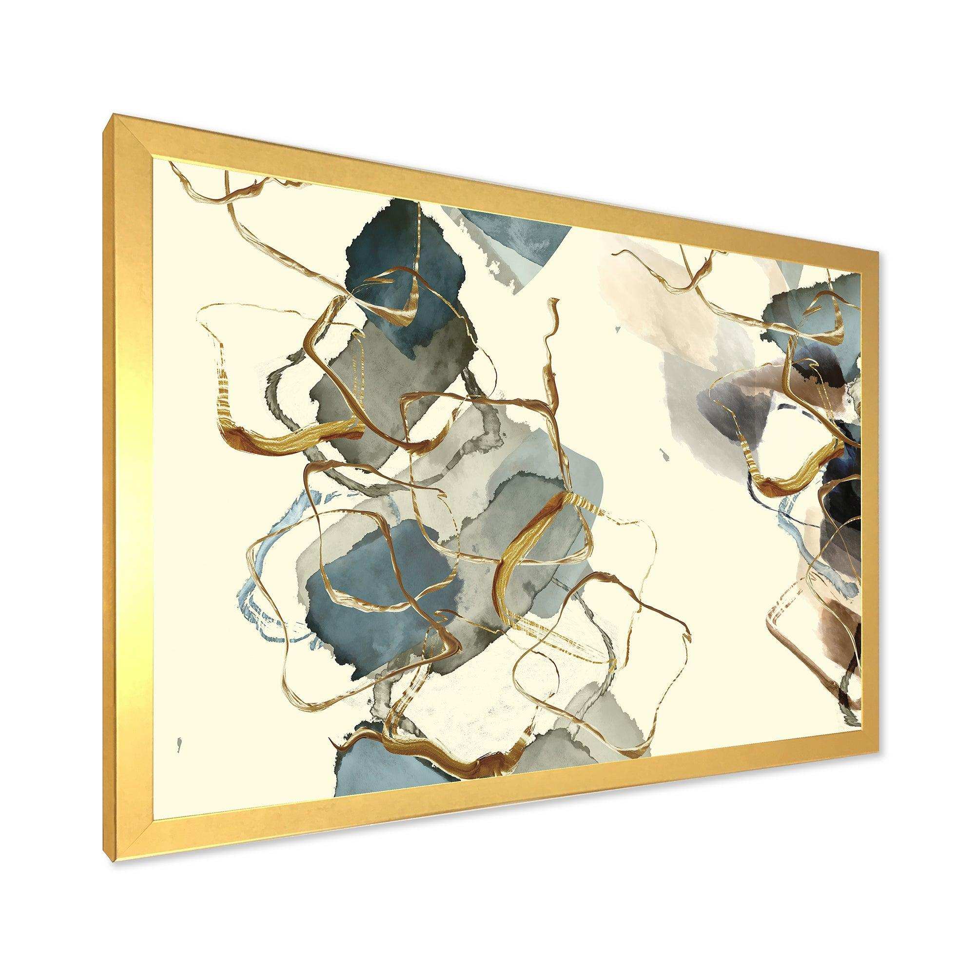 Gold Glam Squares VI