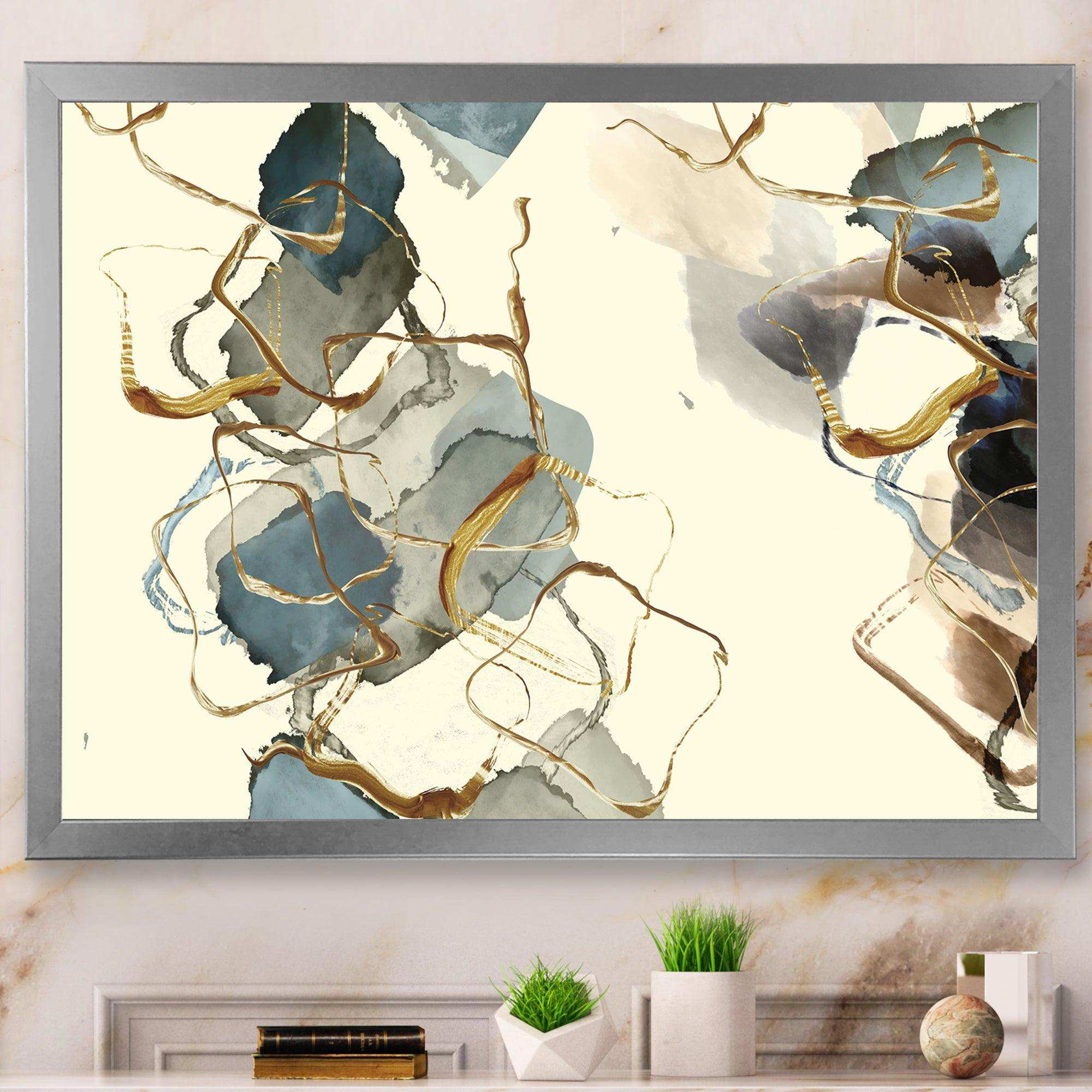 Gold Glam Squares VI