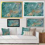 Nature Green and Gold Marble