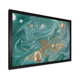 Nature Green and Gold Marble