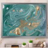 Nature Green and Gold Marble