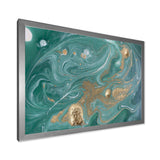 Nature Green and Gold Marble