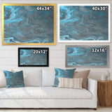 Blue and Gray Marble Landscape