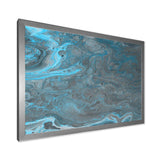 Blue and Gray Marble Landscape