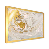 Pastel and Gold Glitter Marble