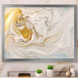 Pastel and Gold Glitter Marble