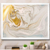 Pastel and Gold Glitter Marble