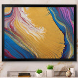 Purple Gold and Blue Marble II