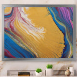 Purple Gold and Blue Marble II