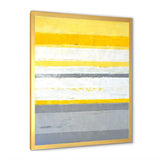 Grey and Yellow Blue Abstract XIII