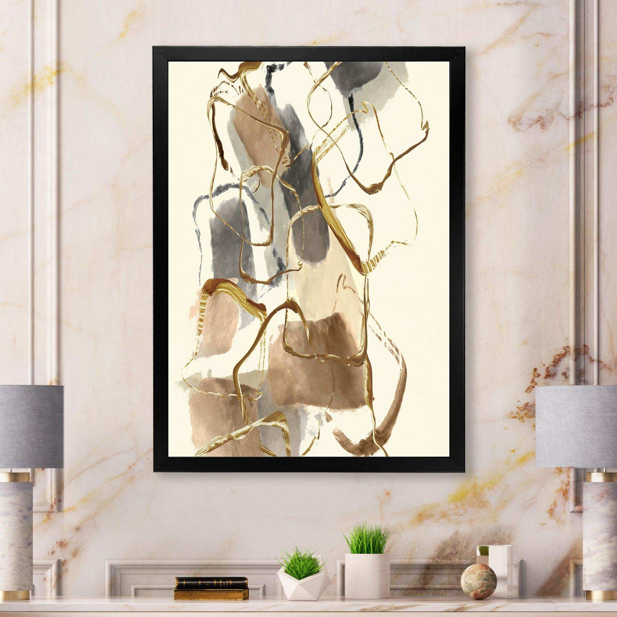 Gold Glam Squares VIII