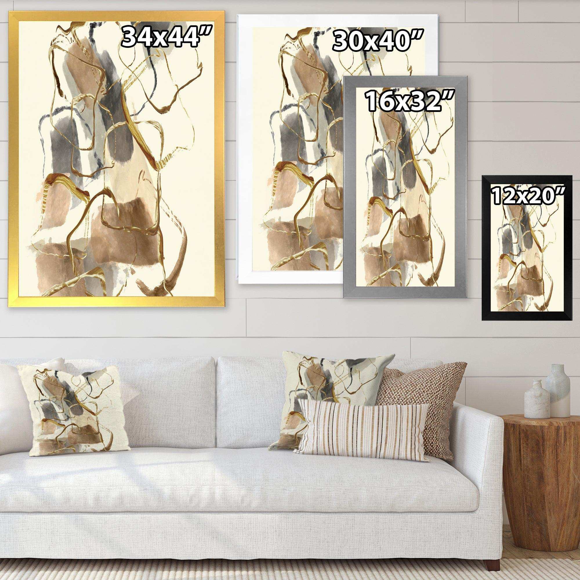 Gold Glam Squares VIII