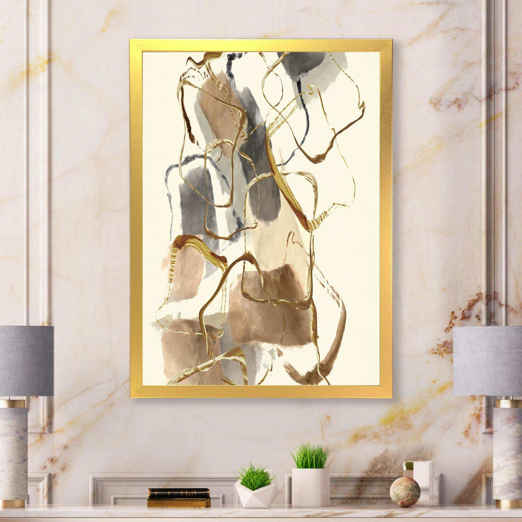 Gold Glam Squares VIII