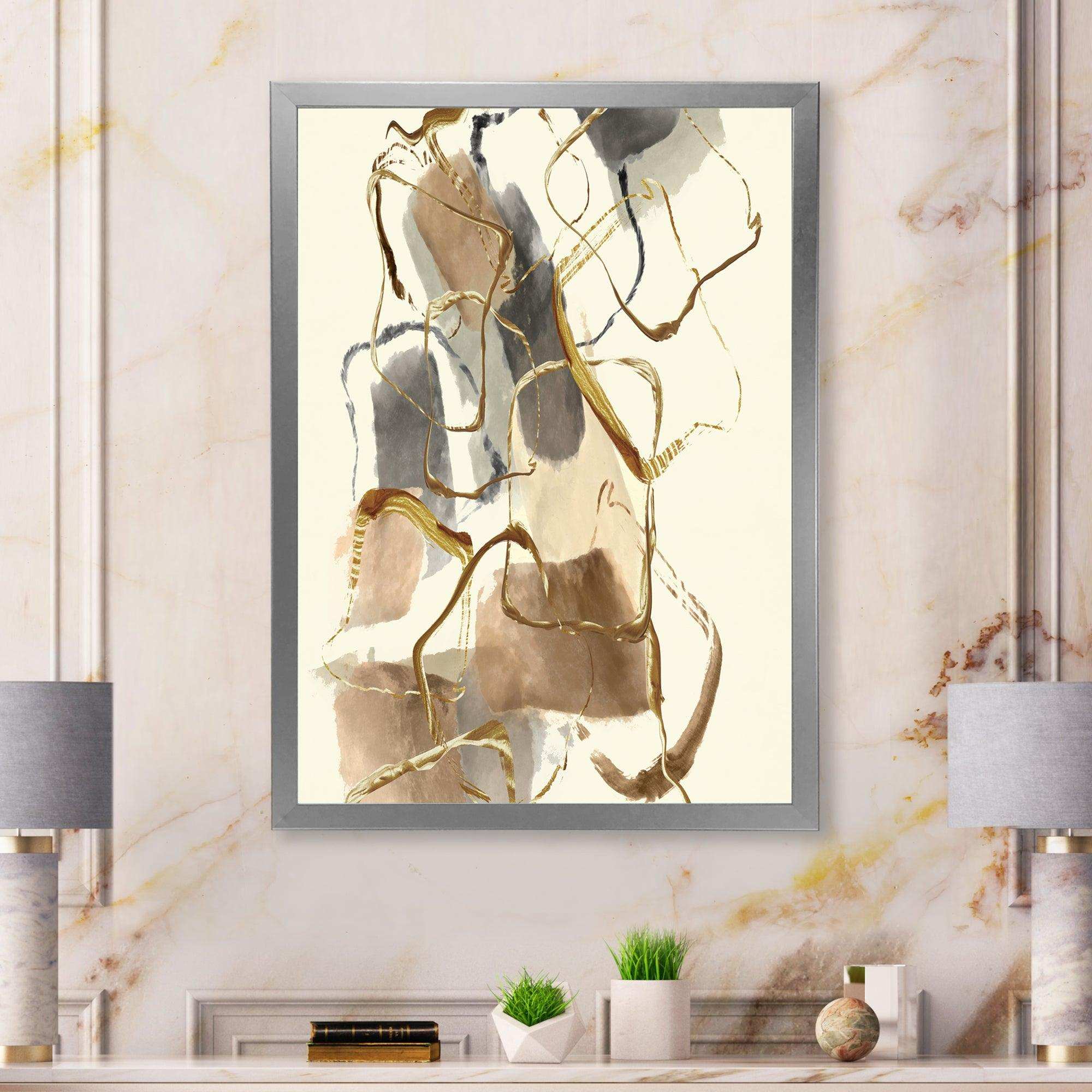 Gold Glam Squares VIII