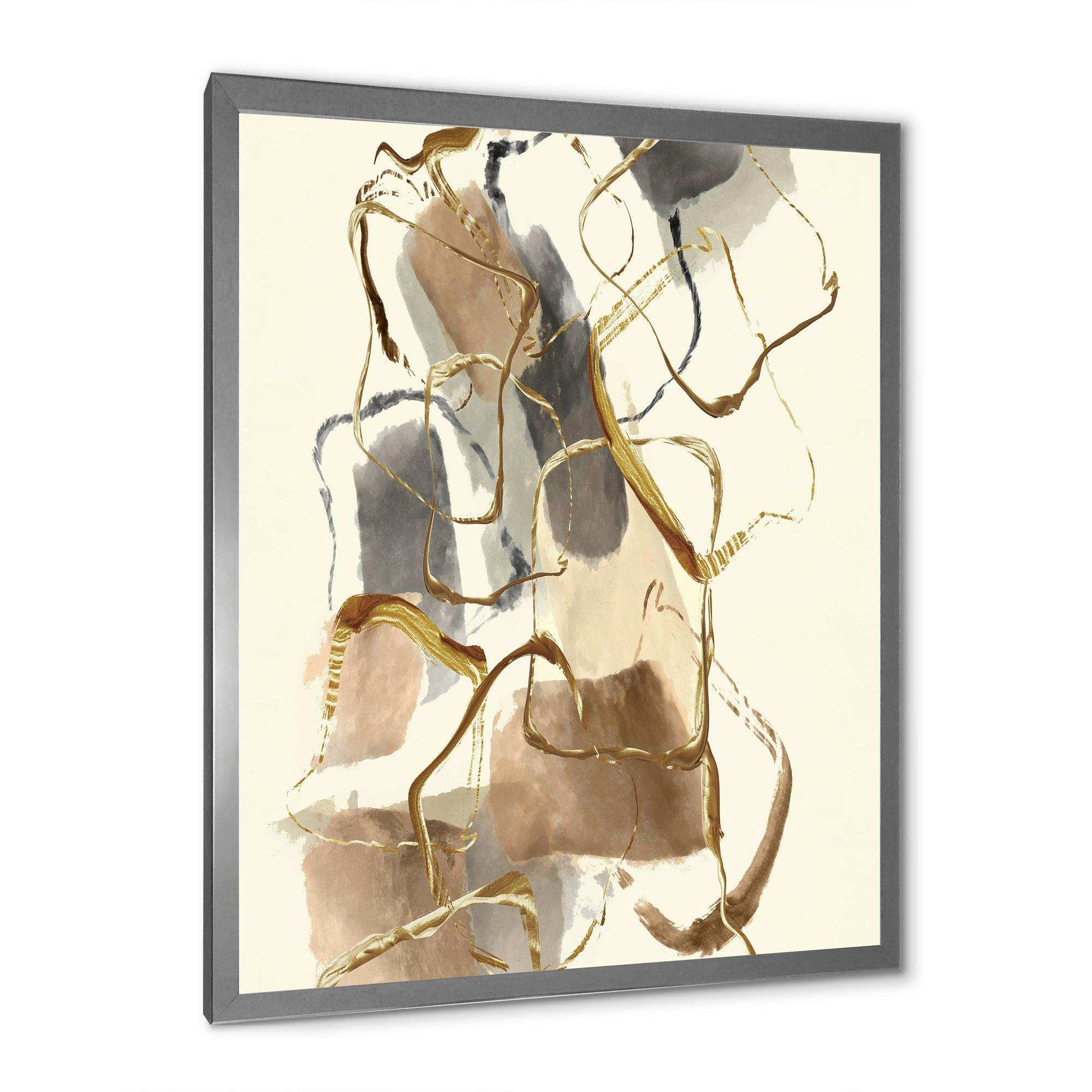 Gold Glam Squares VIII