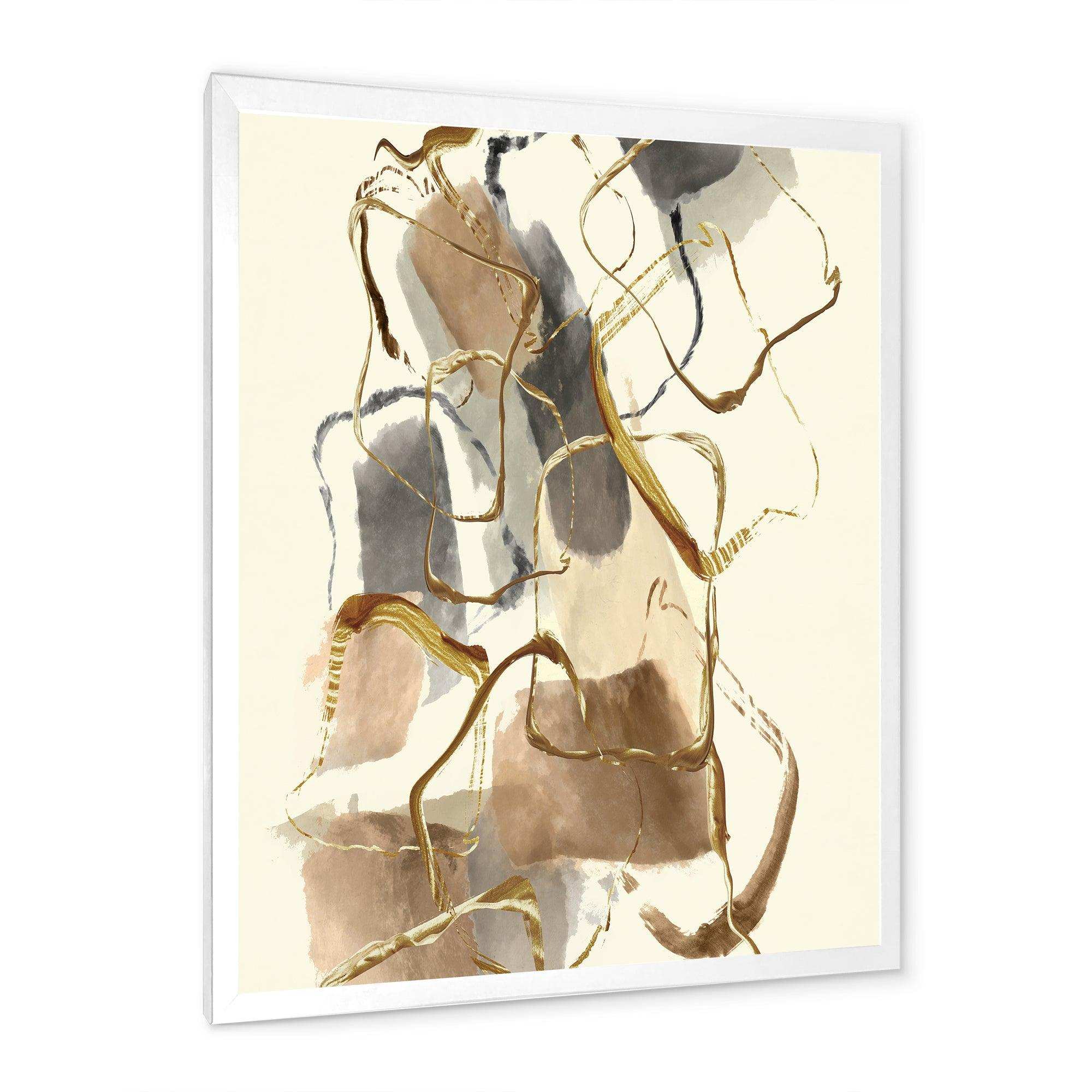 Gold Glam Squares VIII