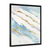 Abstract Drift v2 Framed Print Vibrant Black - 1.5 Width
