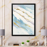 Abstract Drift v2 Framed Print Vibrant Black - 1.5 Width