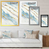 Abstract Drift v2 Framed Print Matte White - 1.5 Width