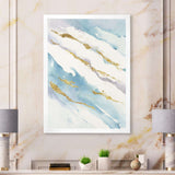 Abstract Drift v2 Framed Print Matte White - 1.5 Width
