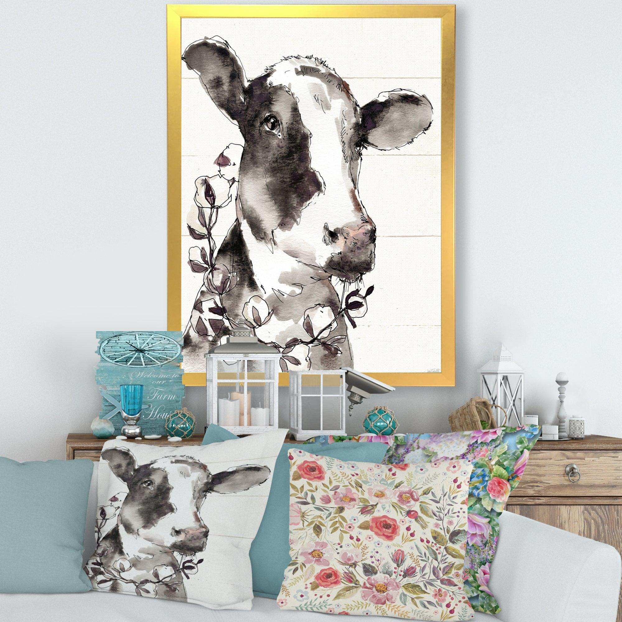 Cow Portrait Country Life