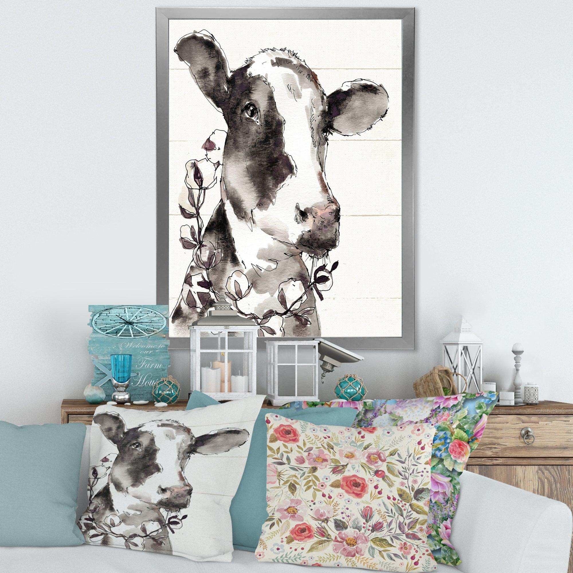 Cow Portrait Country Life