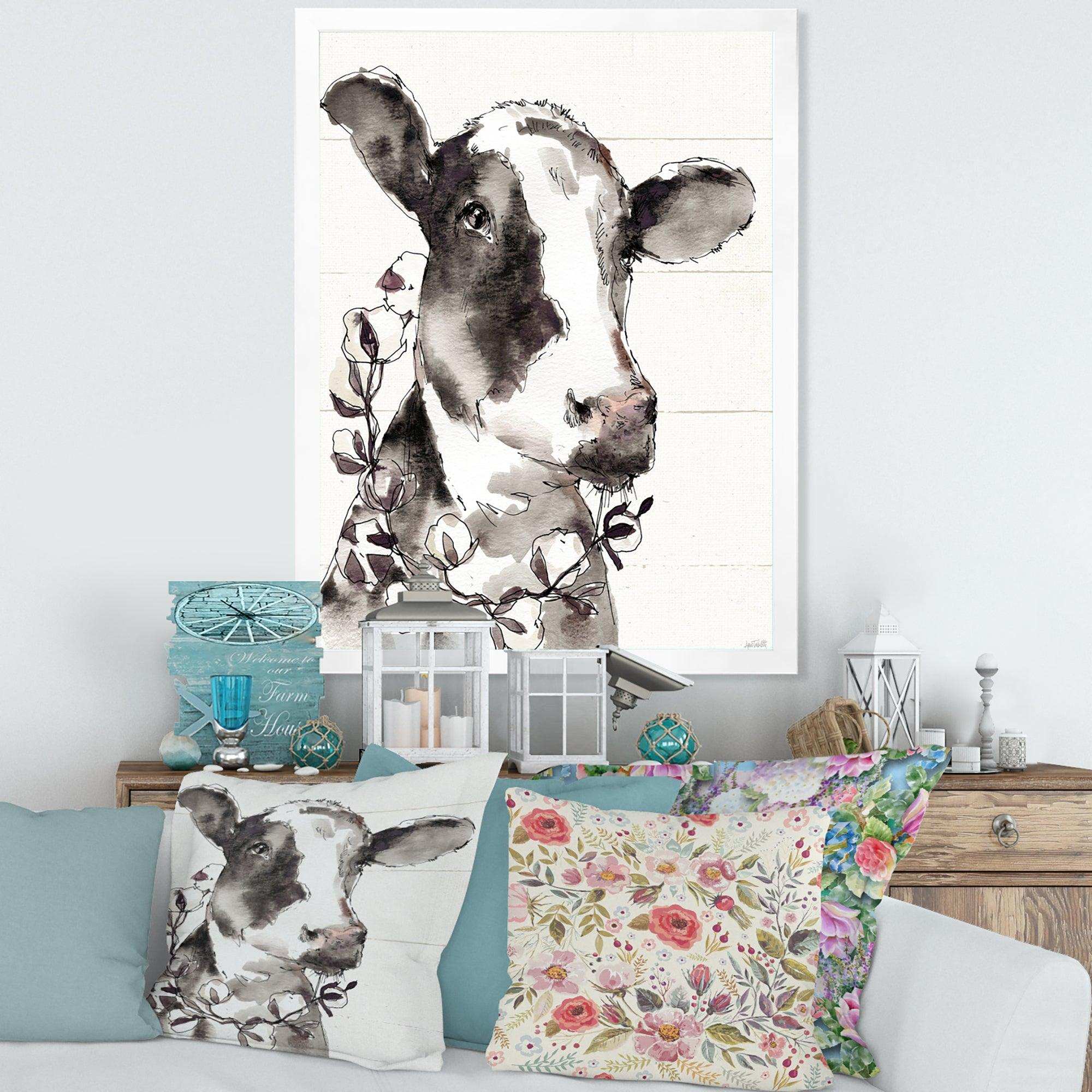 Cow Portrait Country Life