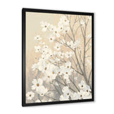 Brown onn Grey Blossoms