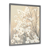 Brown onn Grey Blossoms