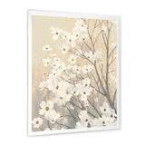 Brown onn Grey Blossoms