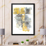 Moving In and Out of Traffic II Yellow Grey