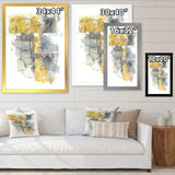 Moving In and Out of Traffic II Yellow Grey