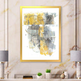 Moving In and Out of Traffic II Yellow Grey