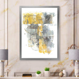 Moving In and Out of Traffic II Yellow Grey