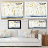 Gold Abstract Geometric Shape