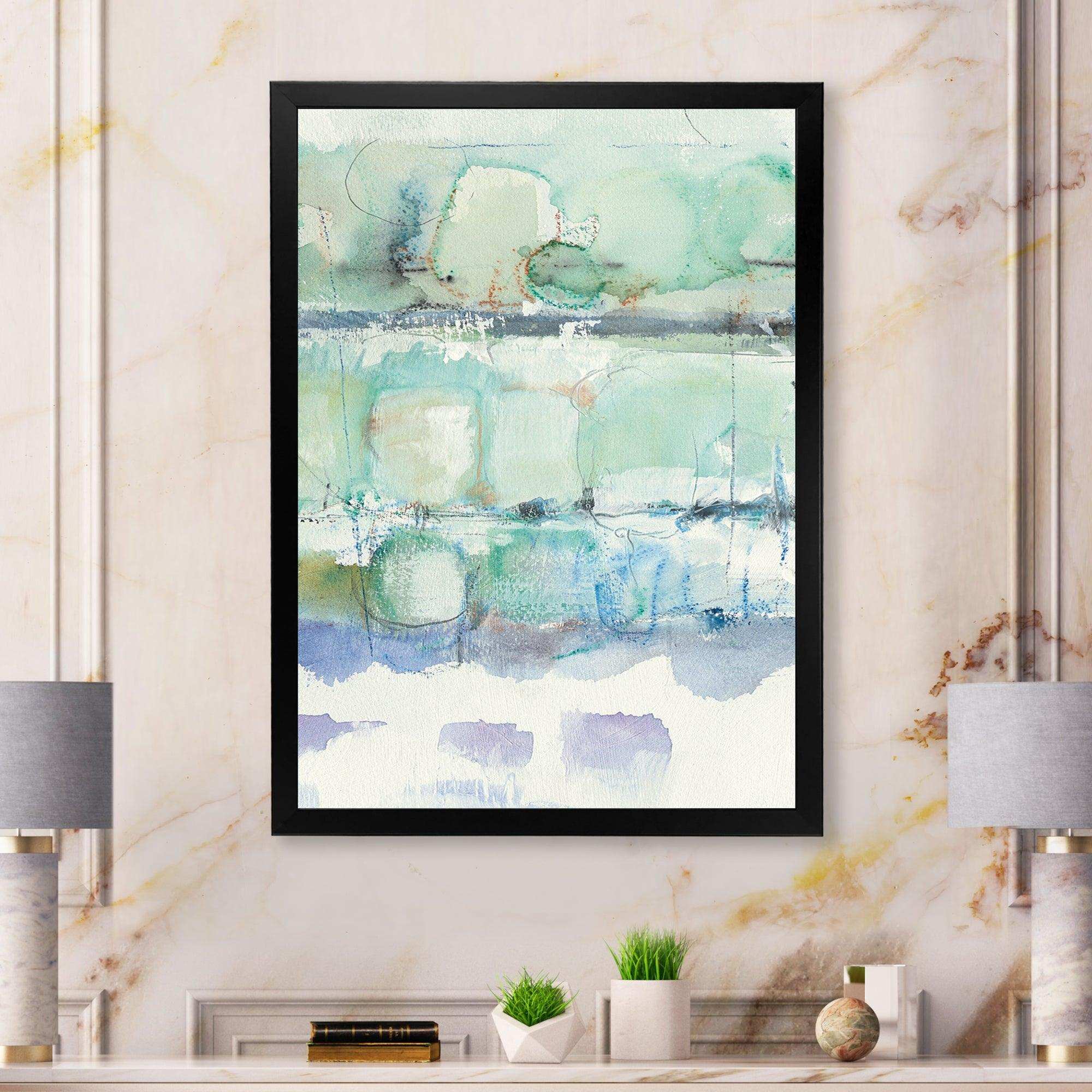 Blue Abstract Panel I