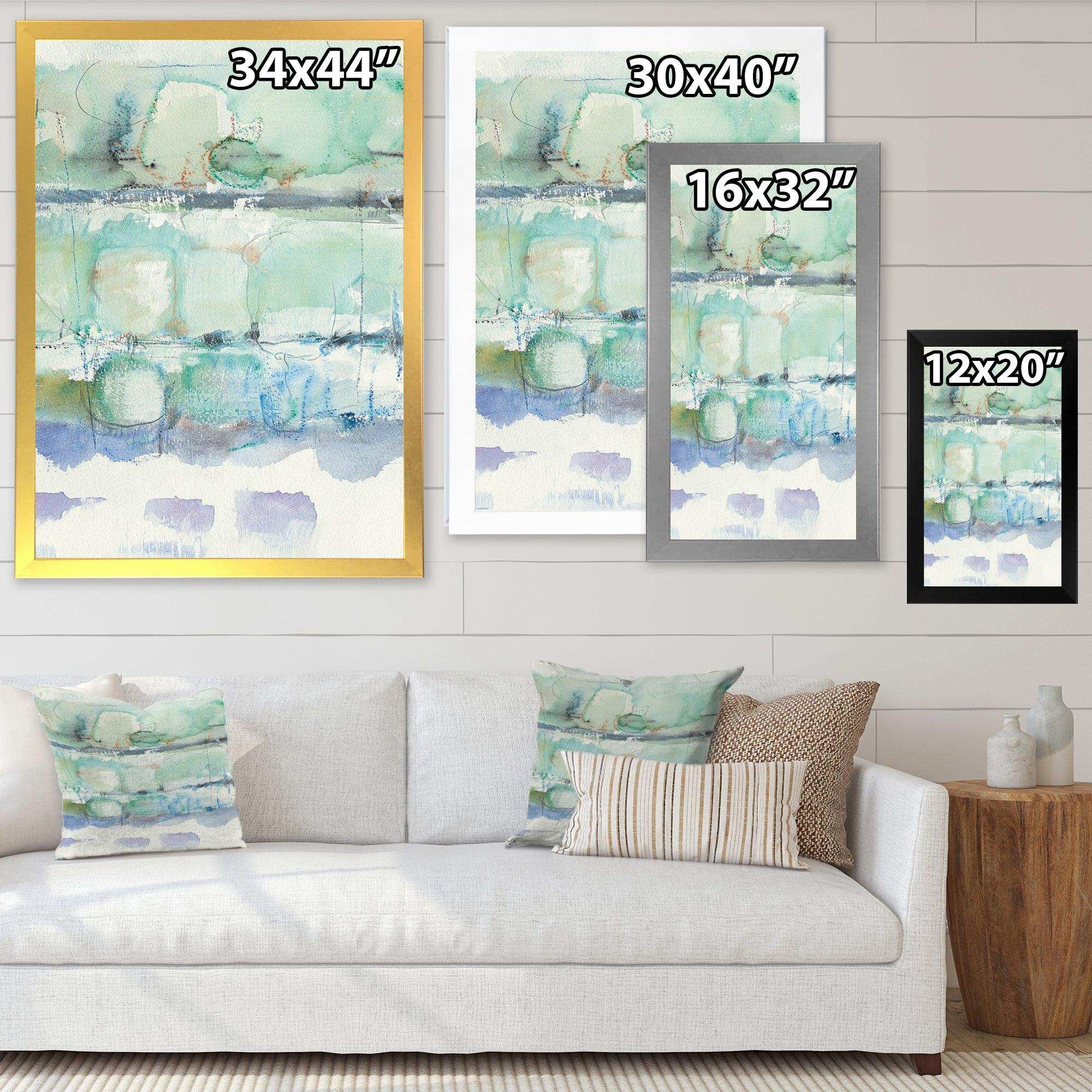 Blue Abstract Panel I