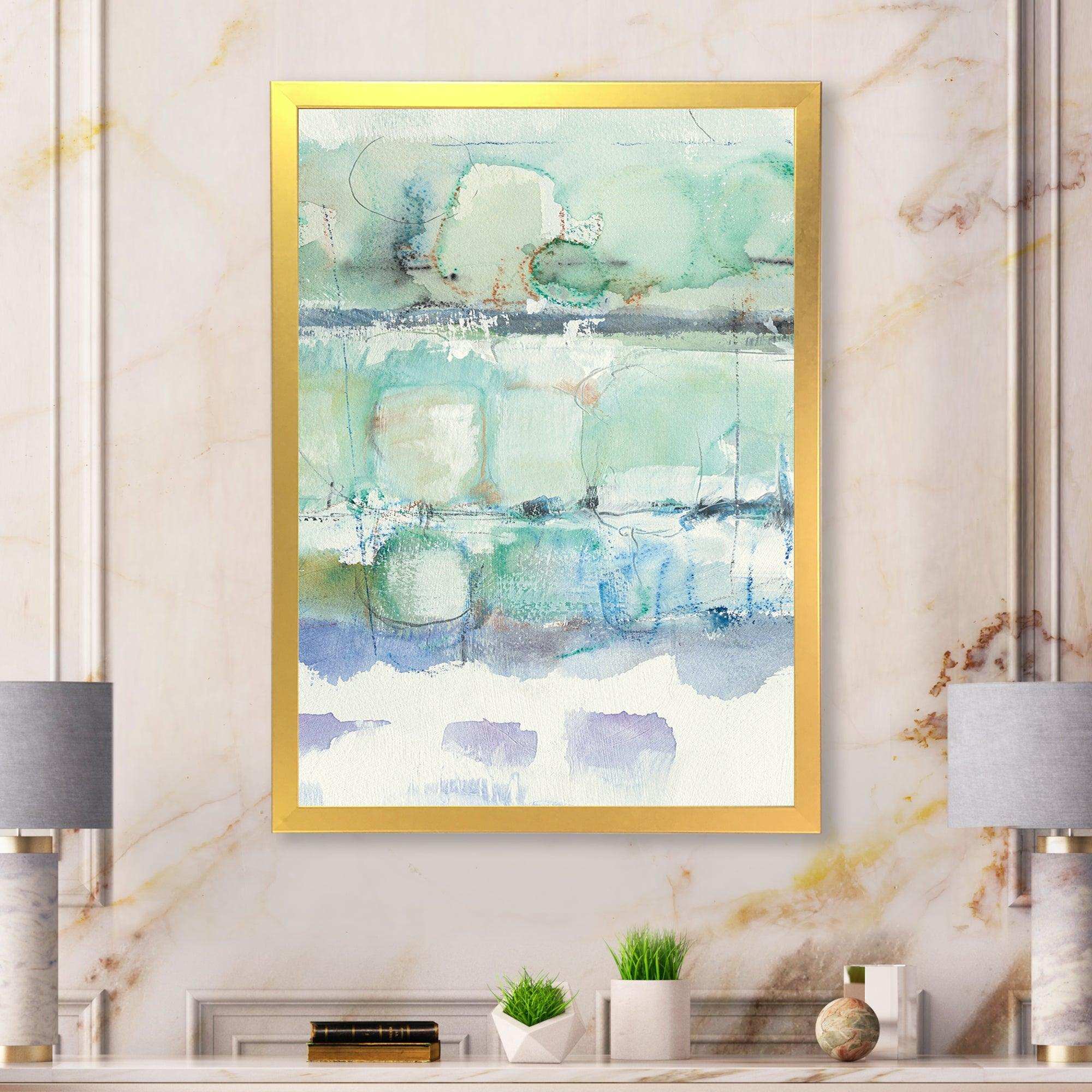 Blue Abstract Panel I