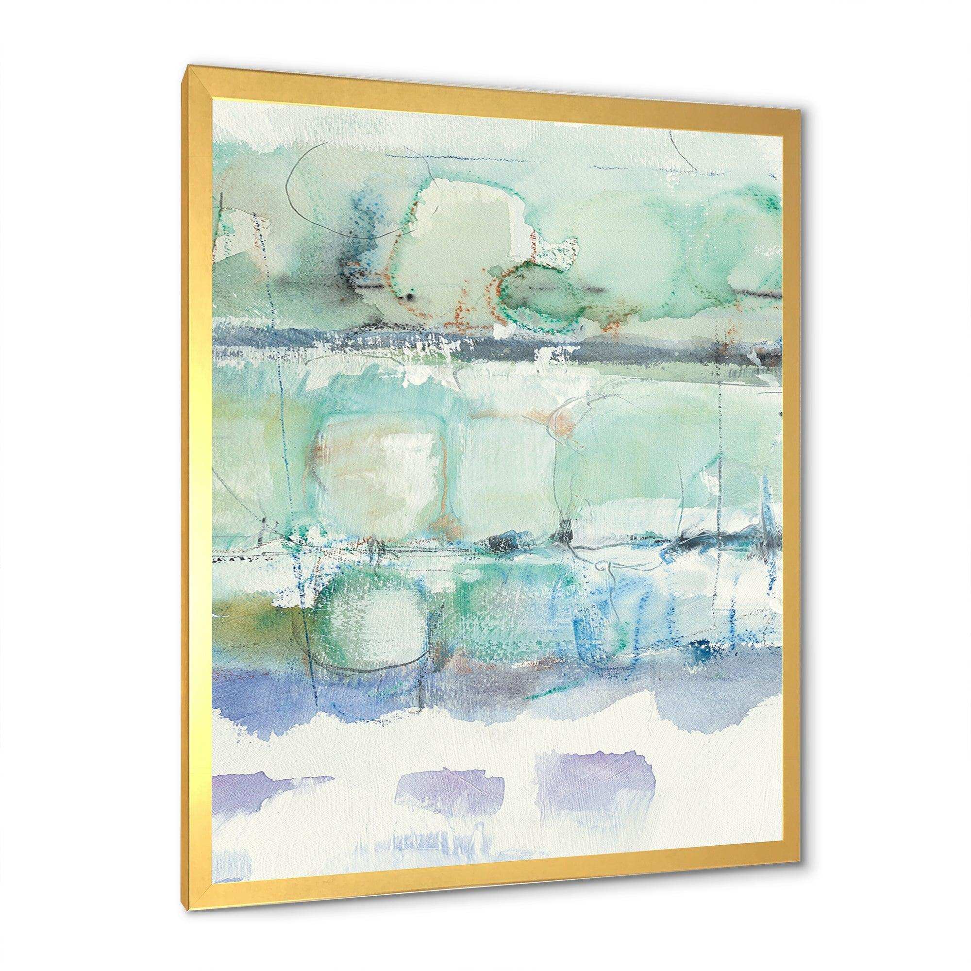 Blue Abstract Panel I