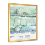 Blue Abstract Panel I