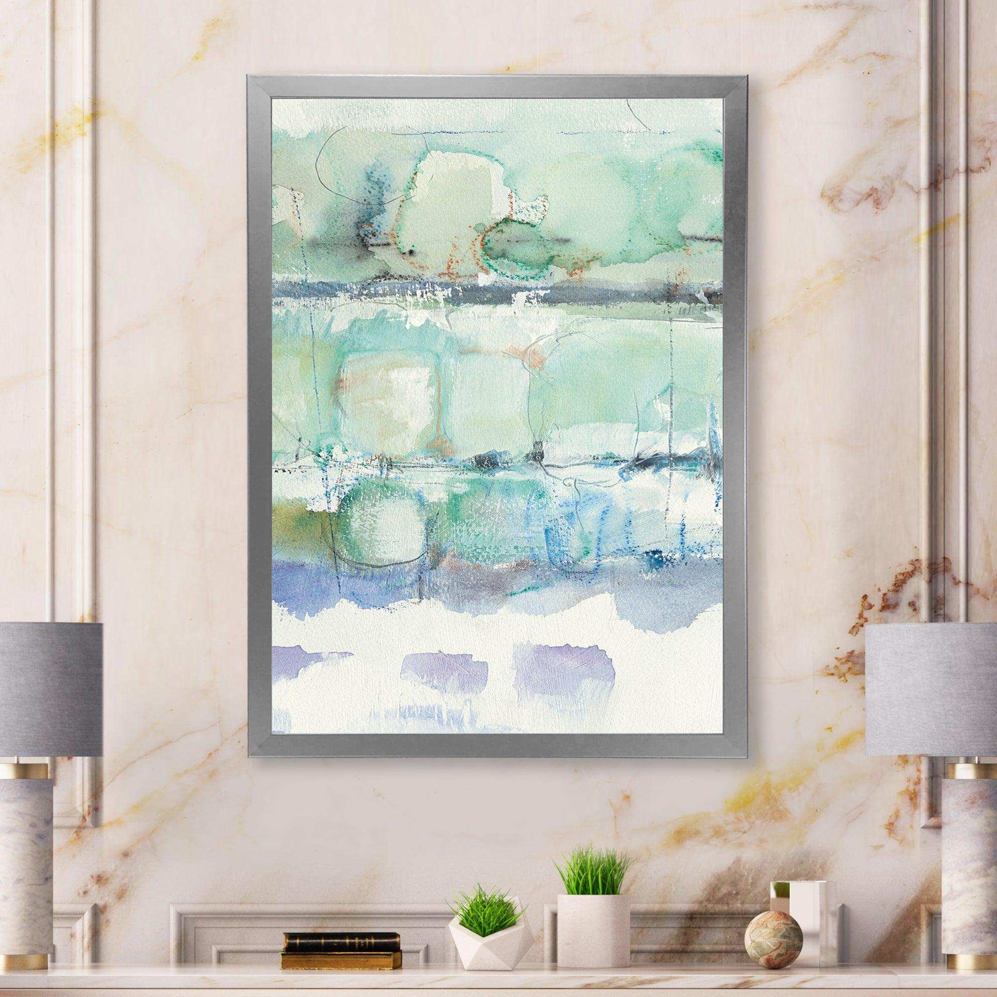 Blue Abstract Panel I