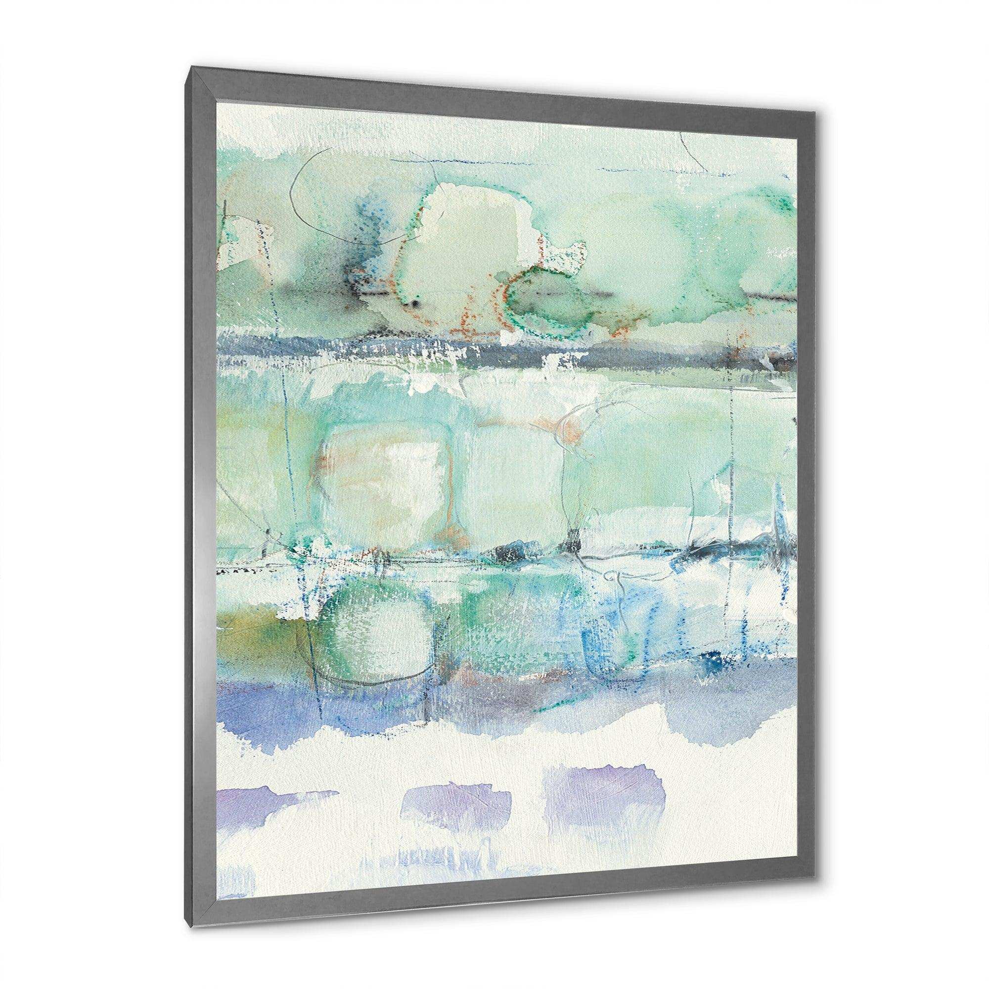 Blue Abstract Panel I