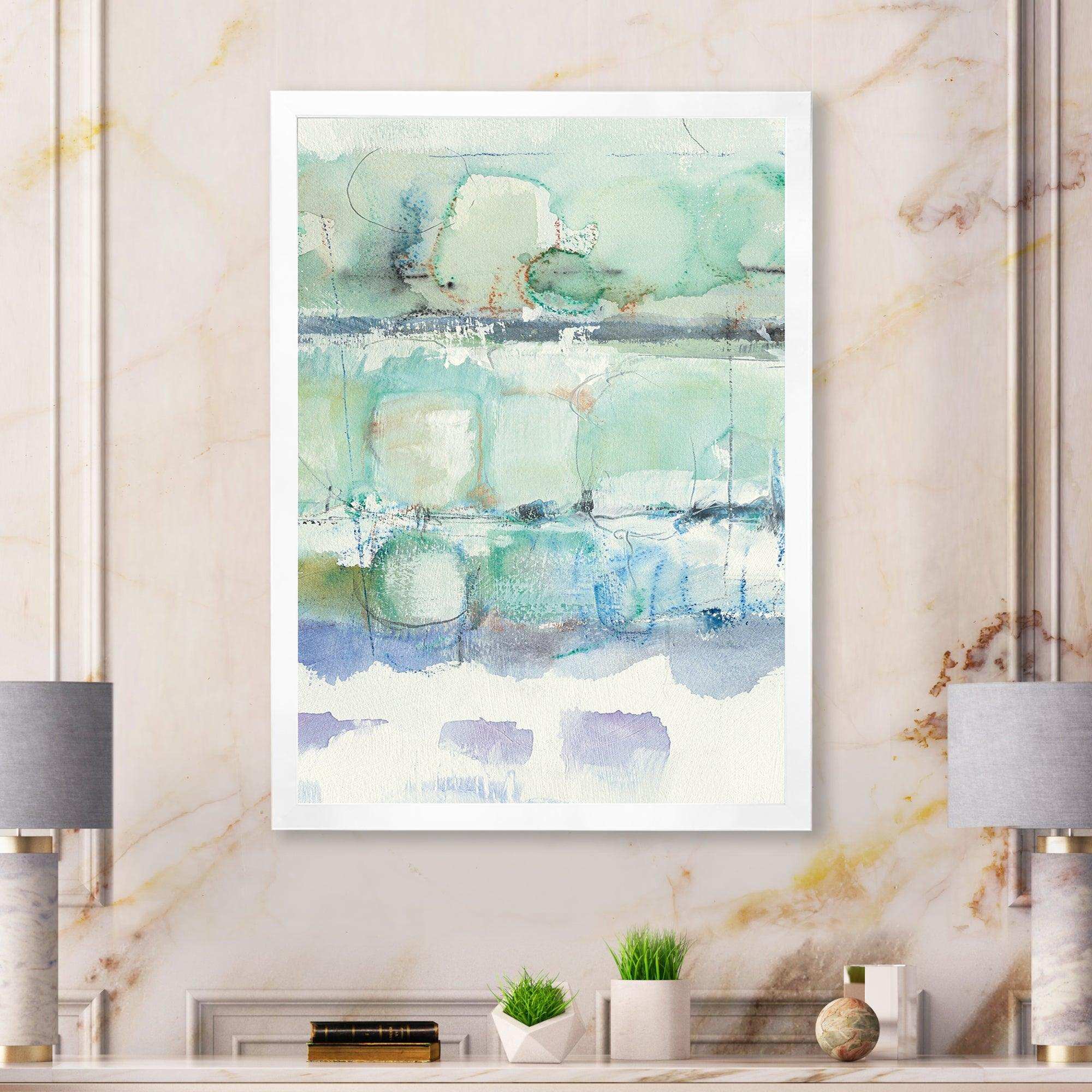 Blue Abstract Panel I